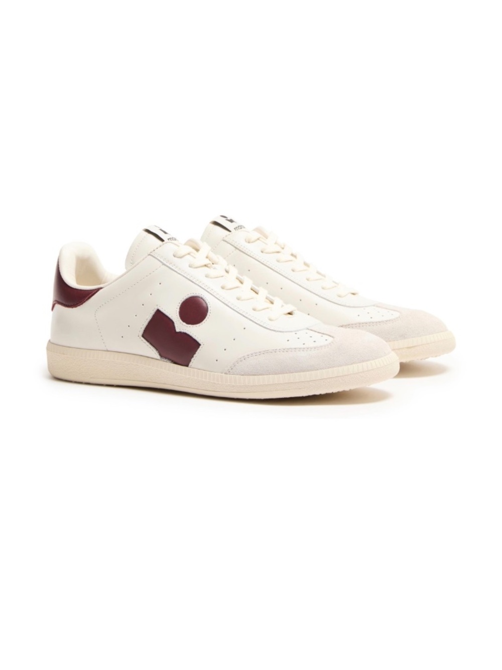 New Isabel Marant - Women's Bryce Sneaker - 36 / Ecru /burgundy